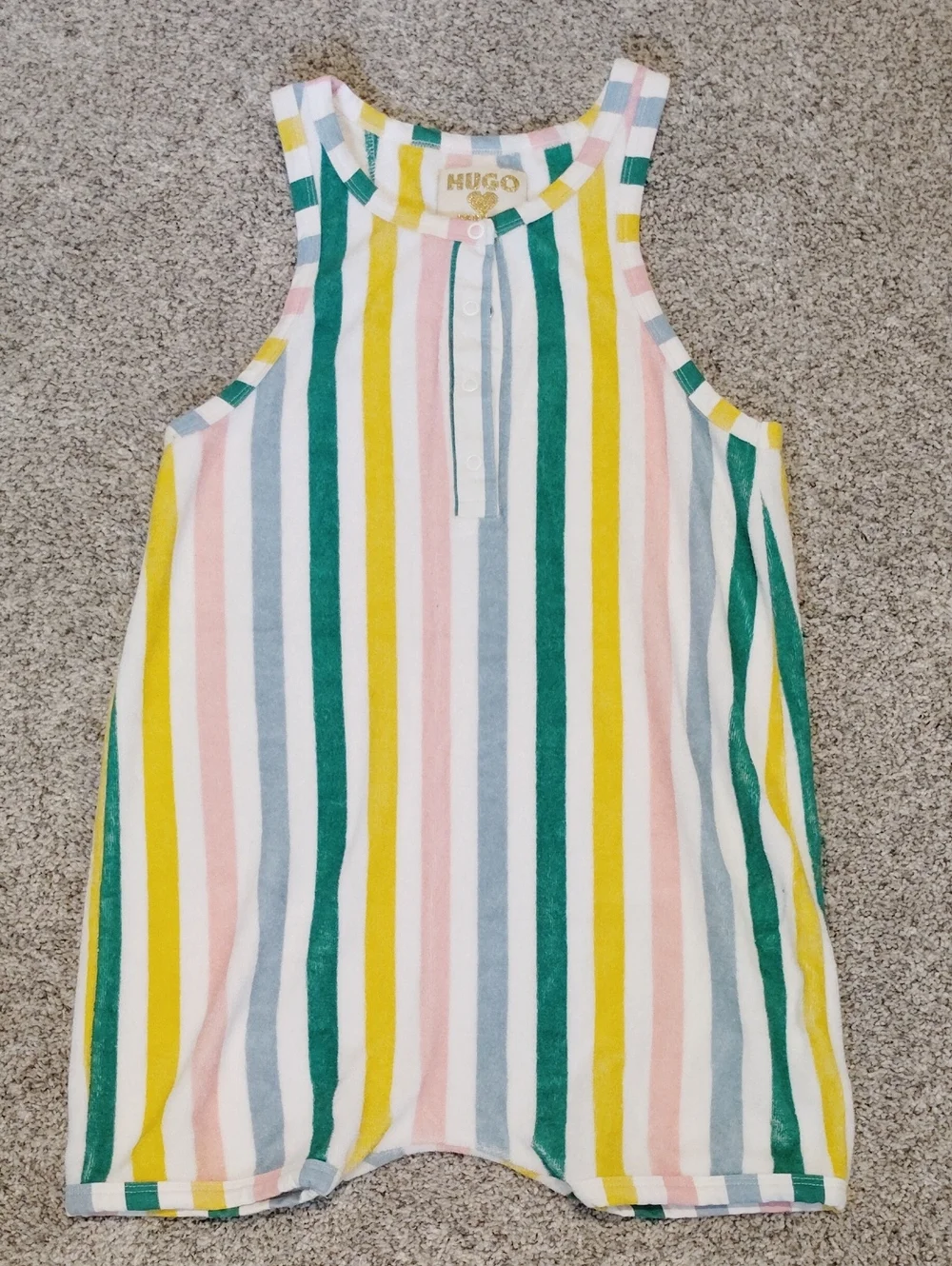 Hugo Loves Tiki Kids Multicolor Striped Tank One-Piece